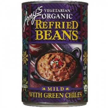 Amy's Kitchen Refried Beans With Green Chili's (12x15.4 Oz)
