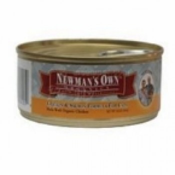 Newman's Own Chicken & Salmon Cat Food Can (24x5.5 Oz)