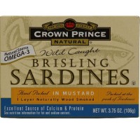 Crown Prince Sardines in Mustard Sauce (12x3.75 Oz)