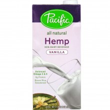 Pacific Natural Vanilla Hemp Milk Non Dairy Beverage (12x32 Oz)