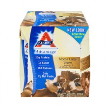 Atkins Advantage RTD Shake Mocha Latte - 11 fl oz Each / Pack of 4