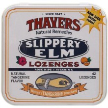 Thayer's Rose Hips Tangerine Slippery Elm LOzenges (10x42 ct)