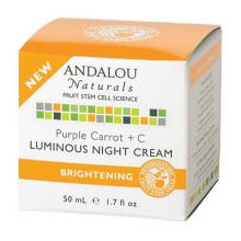 Andalou Naturals Purple Carrot +C Luminous Night Cream (1x1.7 Oz)