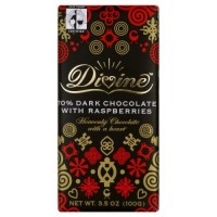 Divine Chocolate Dark Chocolate Raspberry (10x3.5 Oz)