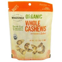 Woodstock R/S Lrg Whole Cashews (8x6OZ )