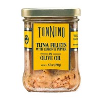 Tonnino Tuna Fillets in Lemon Pepper Olive Oil (6x6.7 OZ)