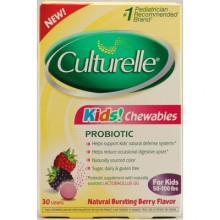 Culturelle Kids Chewables Probiotic Natural Bursting Berry - 30 Chewable