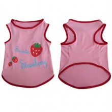Iconic Pet - Pretty Pet Pink Strawberry Top - X Large