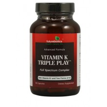FutureBiotics Vitamin K Triple Play - 60 Capsules