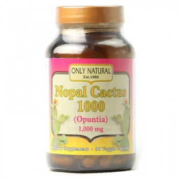 Only Natural Nopal Cactus 1000 - 1000 mg - 90 Veggie Capsules