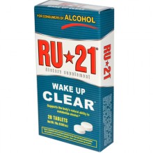 RU-21 Alcohol Metabolism Supplement - 20 Tablets