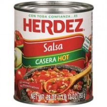 Herdez Salsa Casera Hot (6x28Oz)