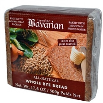 Bavarian Organic Whole Rye Bread (6x17.6Oz)